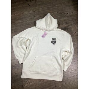 Wild Fable White One Degree Hotter Logo Mens Hoodie Sweater XXS School Winter